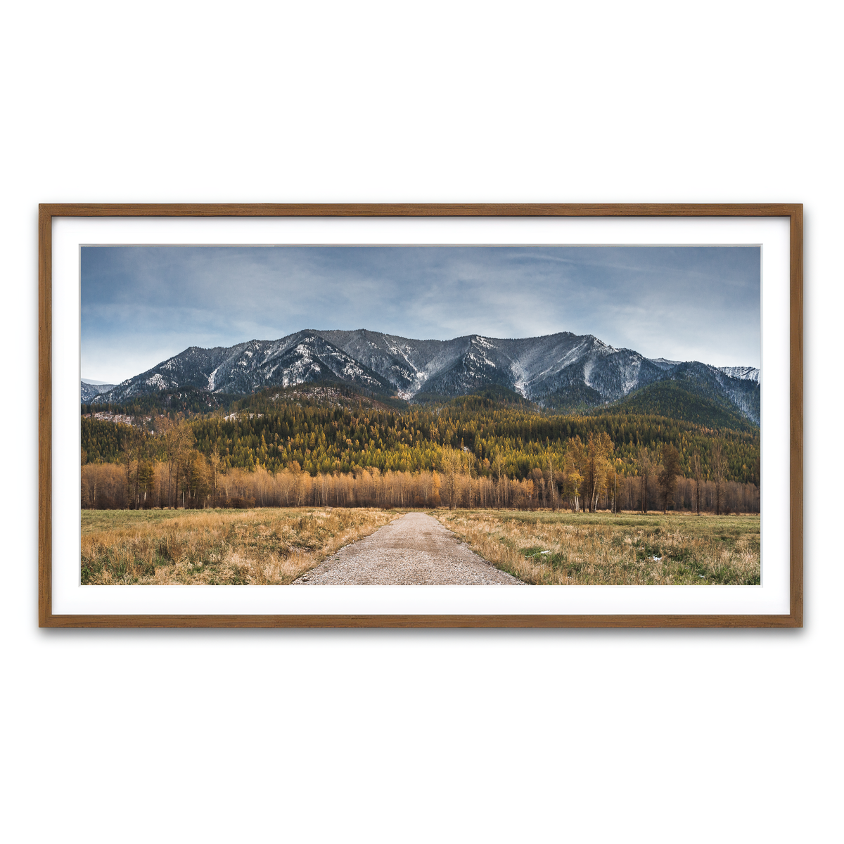 Framed Print 2x1 Walnut