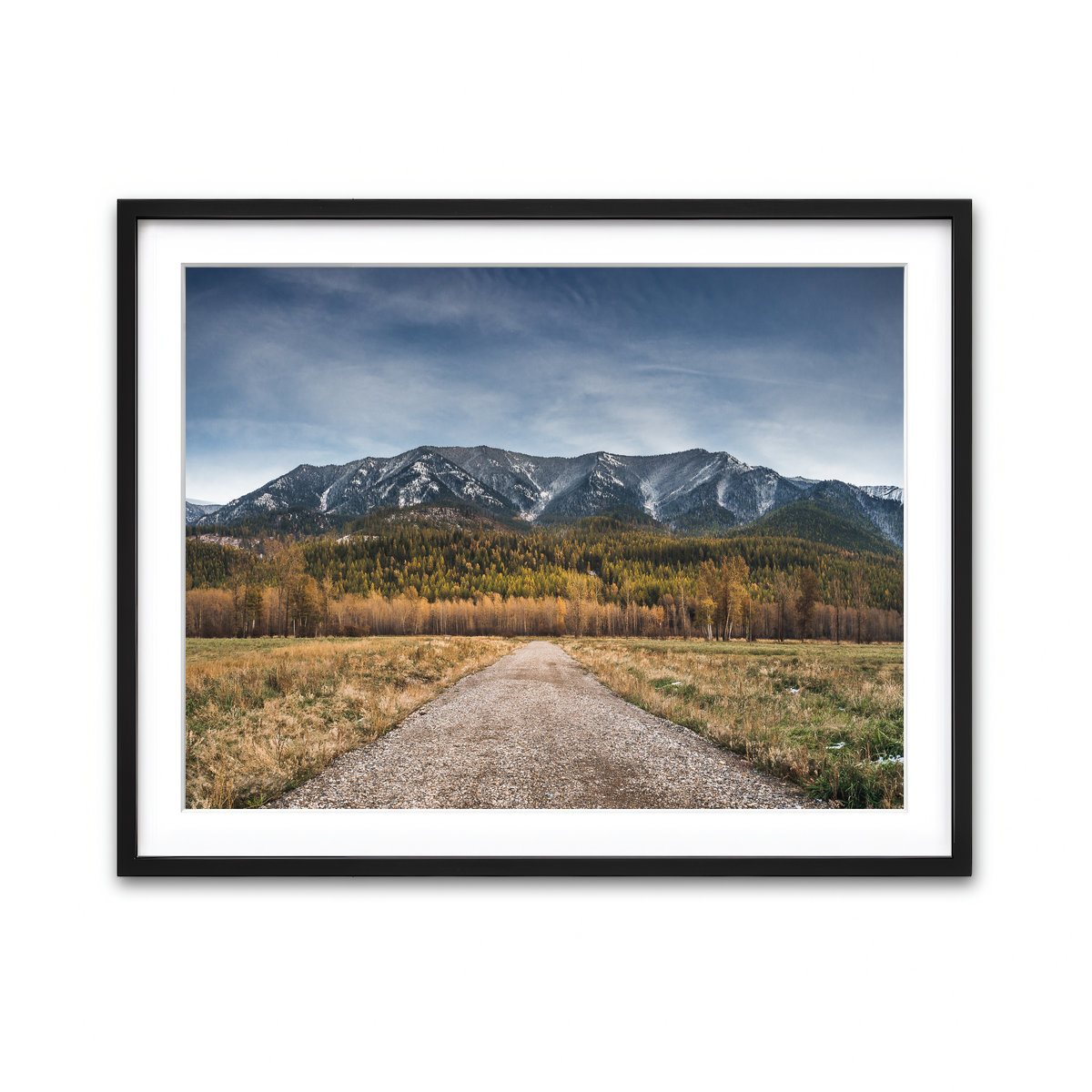 Framed Print 4x3 Black