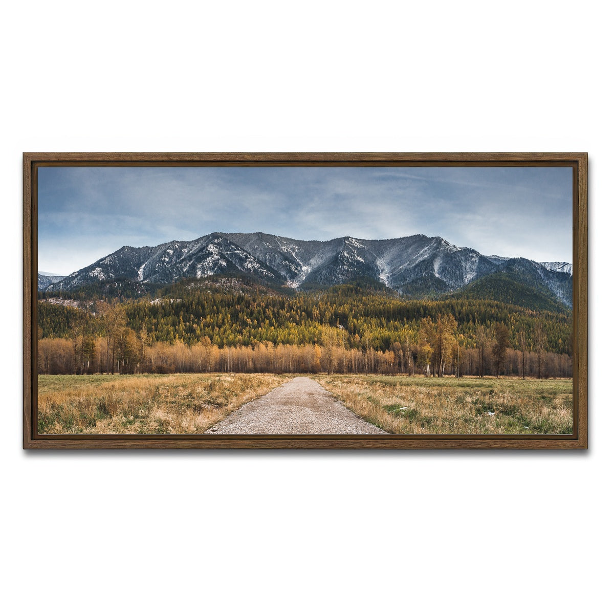 AUTO-MOCKUP WHITE | Bryant Estate | 1 Piece | Walnut Framed Canvas | group=2x1