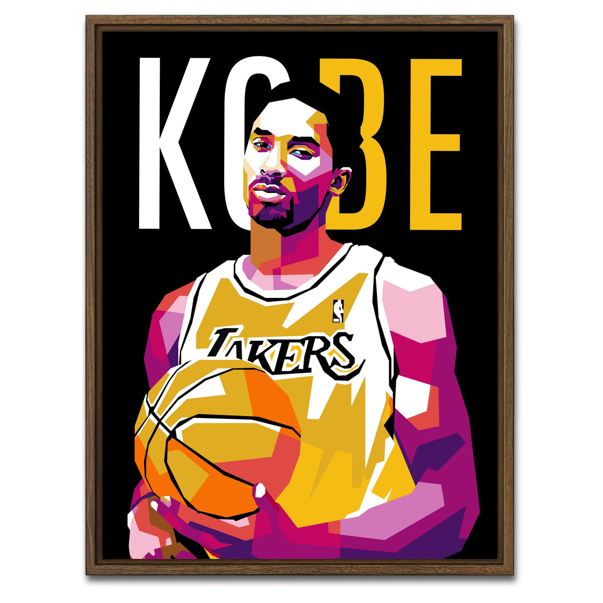 AUTO-MOCKUP WHITE | Bryant | 1 Piece | Walnut Framed Canvas | group=3x4