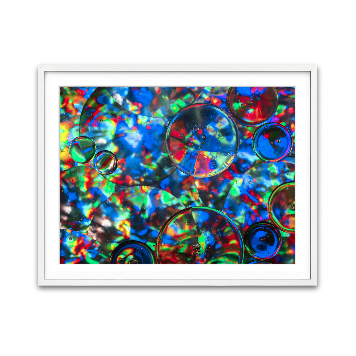 Framed Print 4x3 White