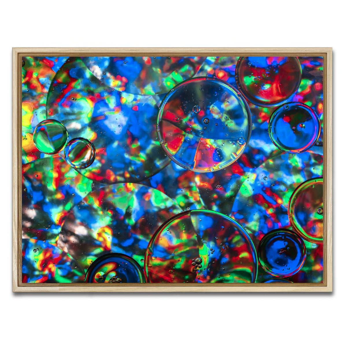 AUTO-MOCKUP WHITE | Bubbles | 1 Piece | Natural Framed Canvas | group=4x3