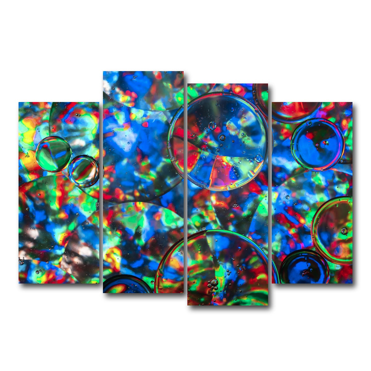 AUTO-MOCKUP WHITE | Bubbles | 4 Piece | Gallery Wrap Canvas | group=4_normal