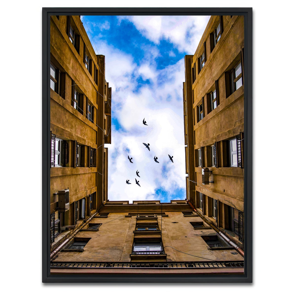 AUTO-MOCKUP WHITE | Bucharest Romania 3 | 1 Piece | Black Framed Canvas | group=3x4