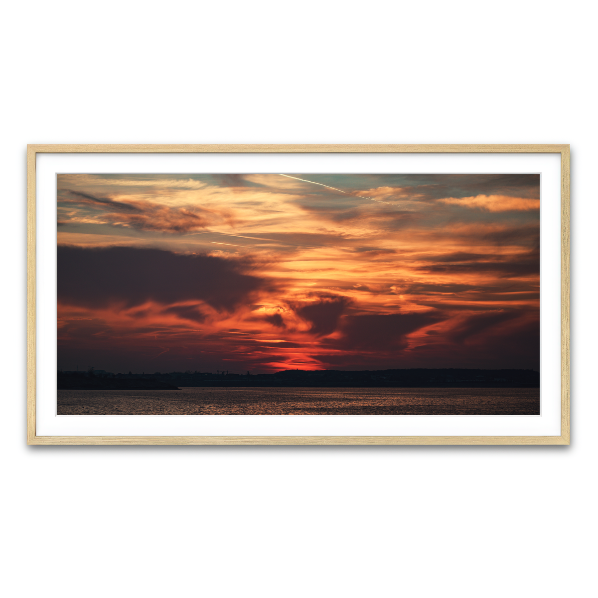 Framed Print 2x1 Natural