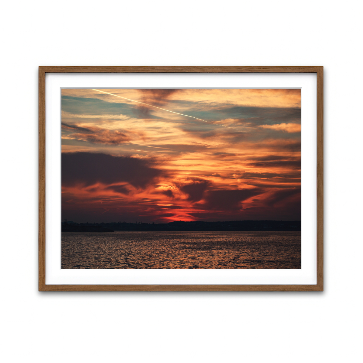 Framed Print 4x3 Walnut