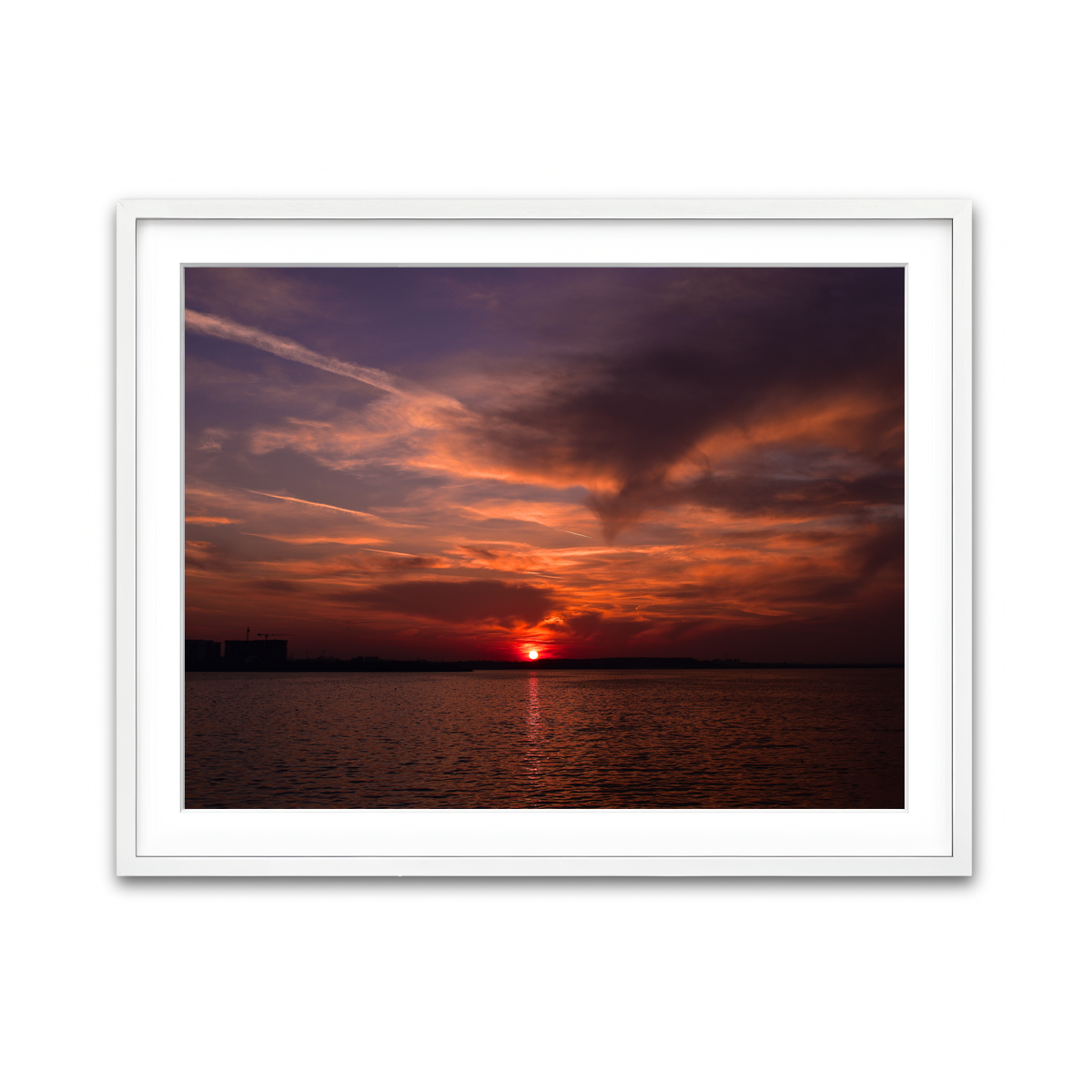 Framed Print 4x3 White