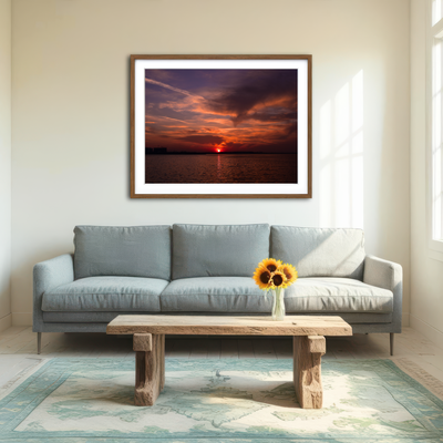 AUTO-MOCKUP ROOM | Bucharest Sunset 1 Wall Art