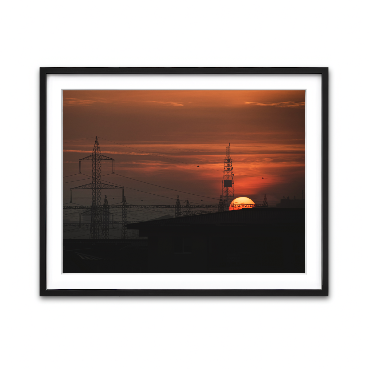 Framed Print 4x3 Black