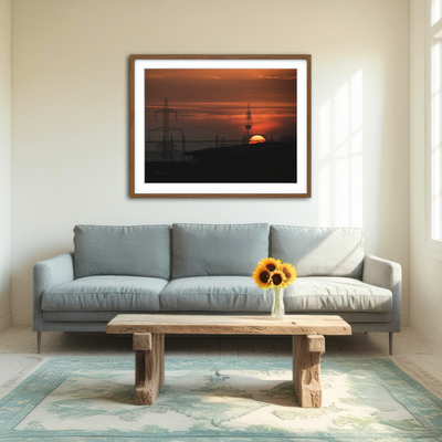 AUTO-MOCKUP ROOM | Bucharest Sunset 2 Wall Art