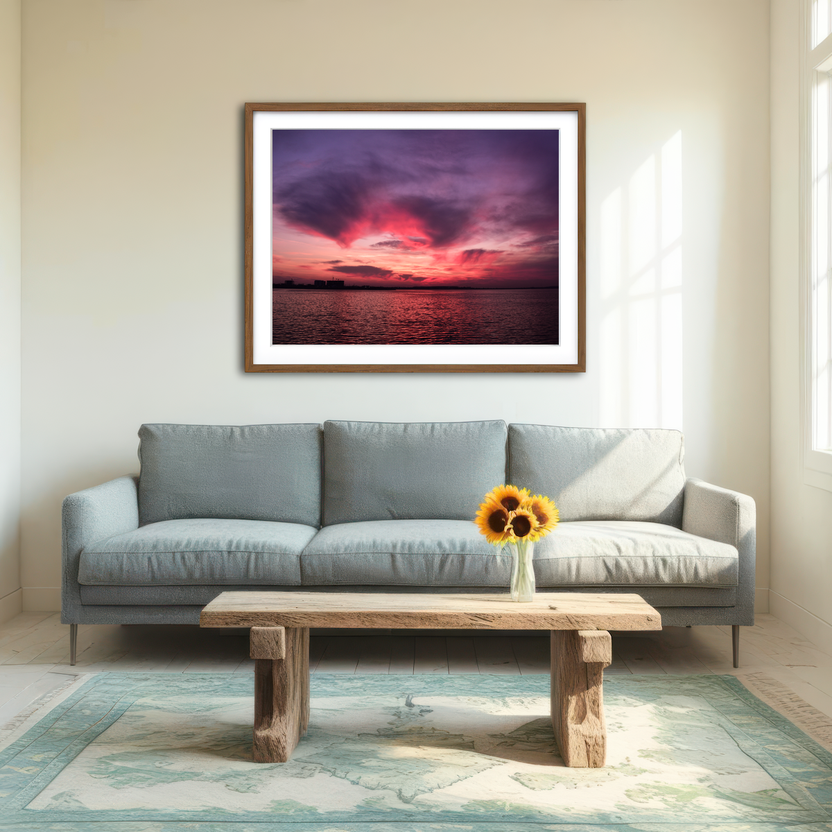 AUTO-MOCKUP ROOM | Bucharest Sunset 5 Wall Art