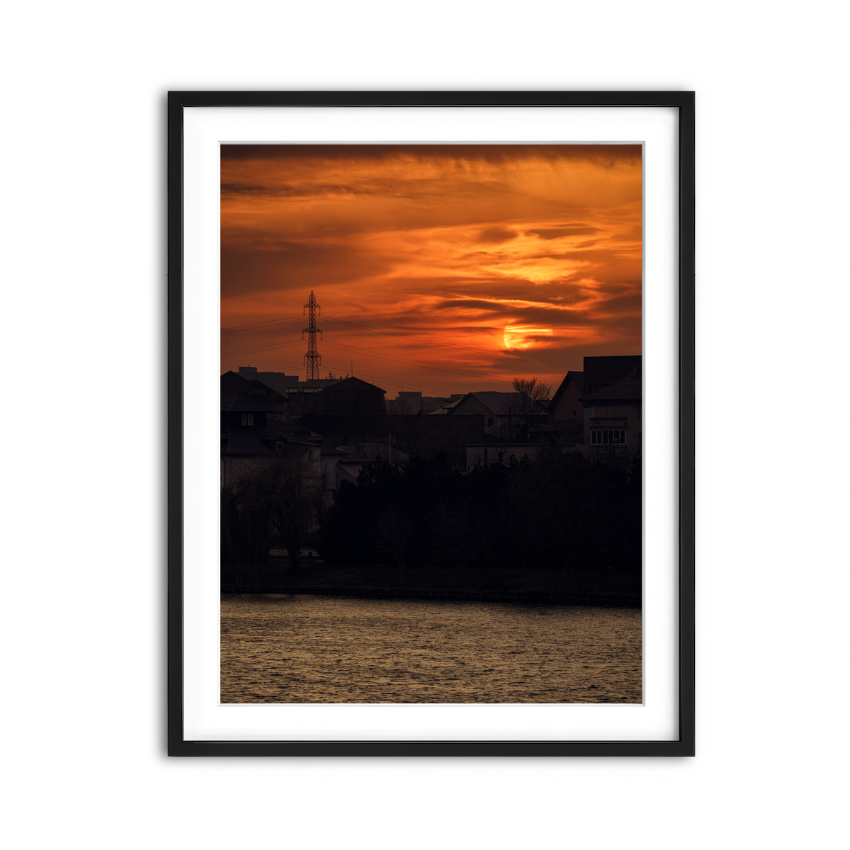 Framed Print 3x4 Black