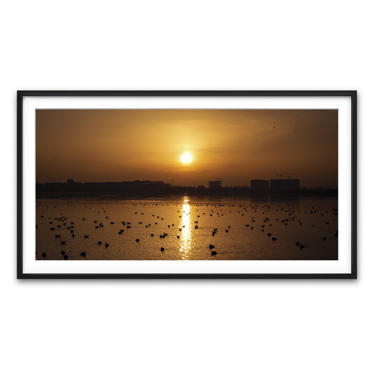 Framed Print 2x1 Black