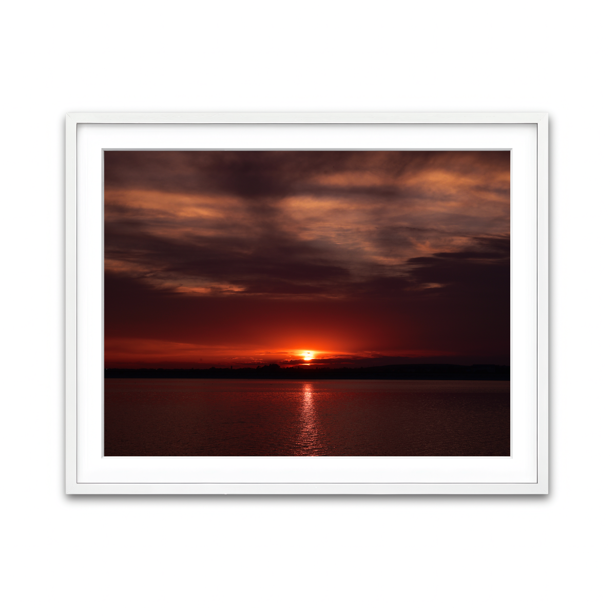 Framed Print 4x3 White
