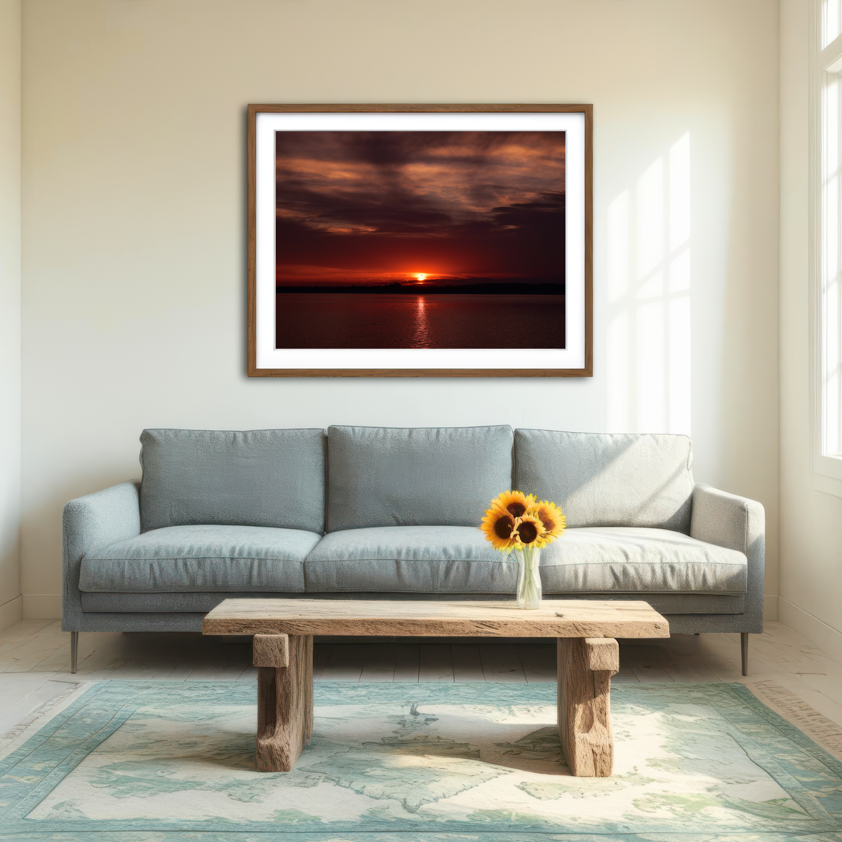 AUTO-MOCKUP ROOM | Bucharest Sunset 9 Wall Art