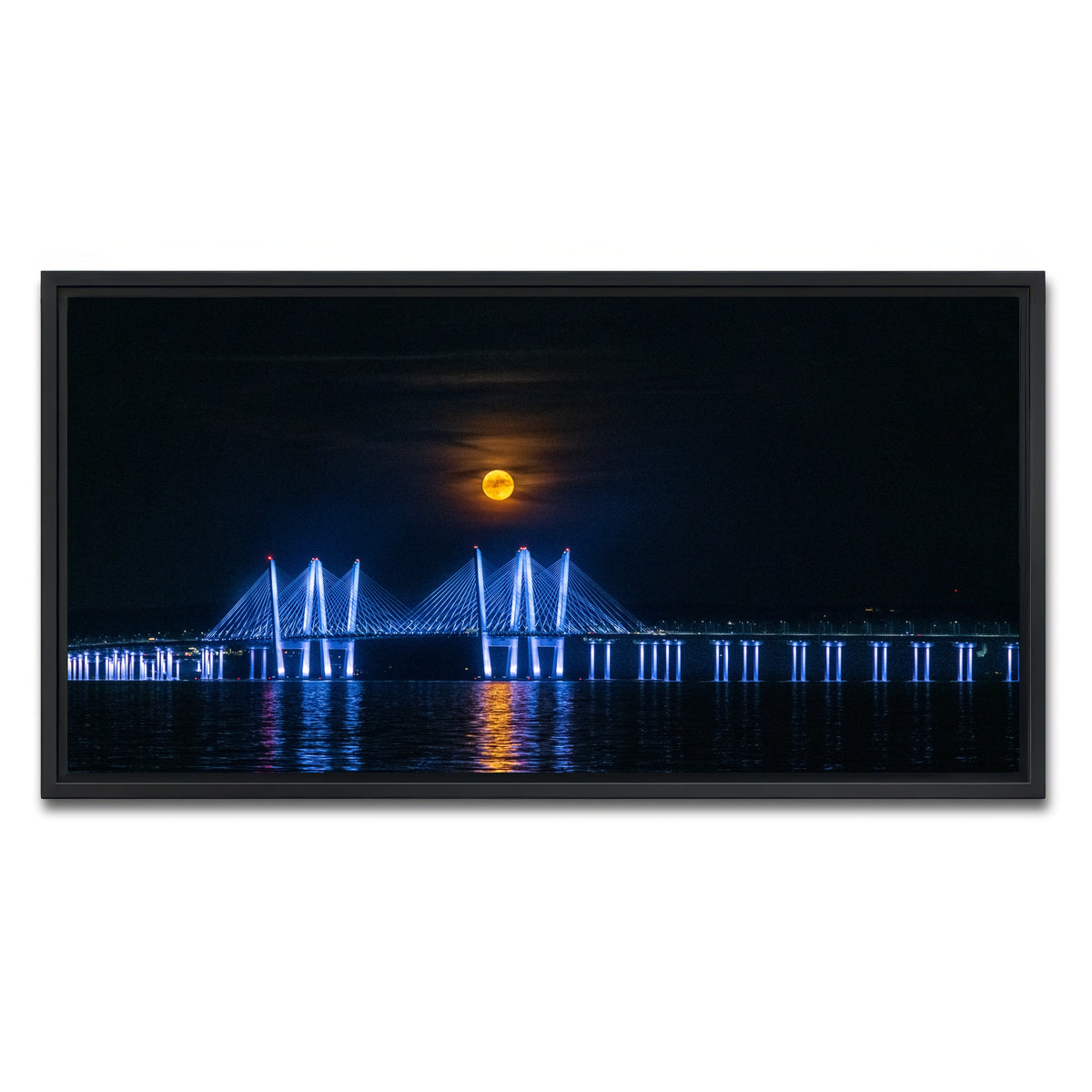 AUTO-MOCKUP WHITE | Buck Moon Rising | 1 Piece | Black Framed Canvas | group=2x1