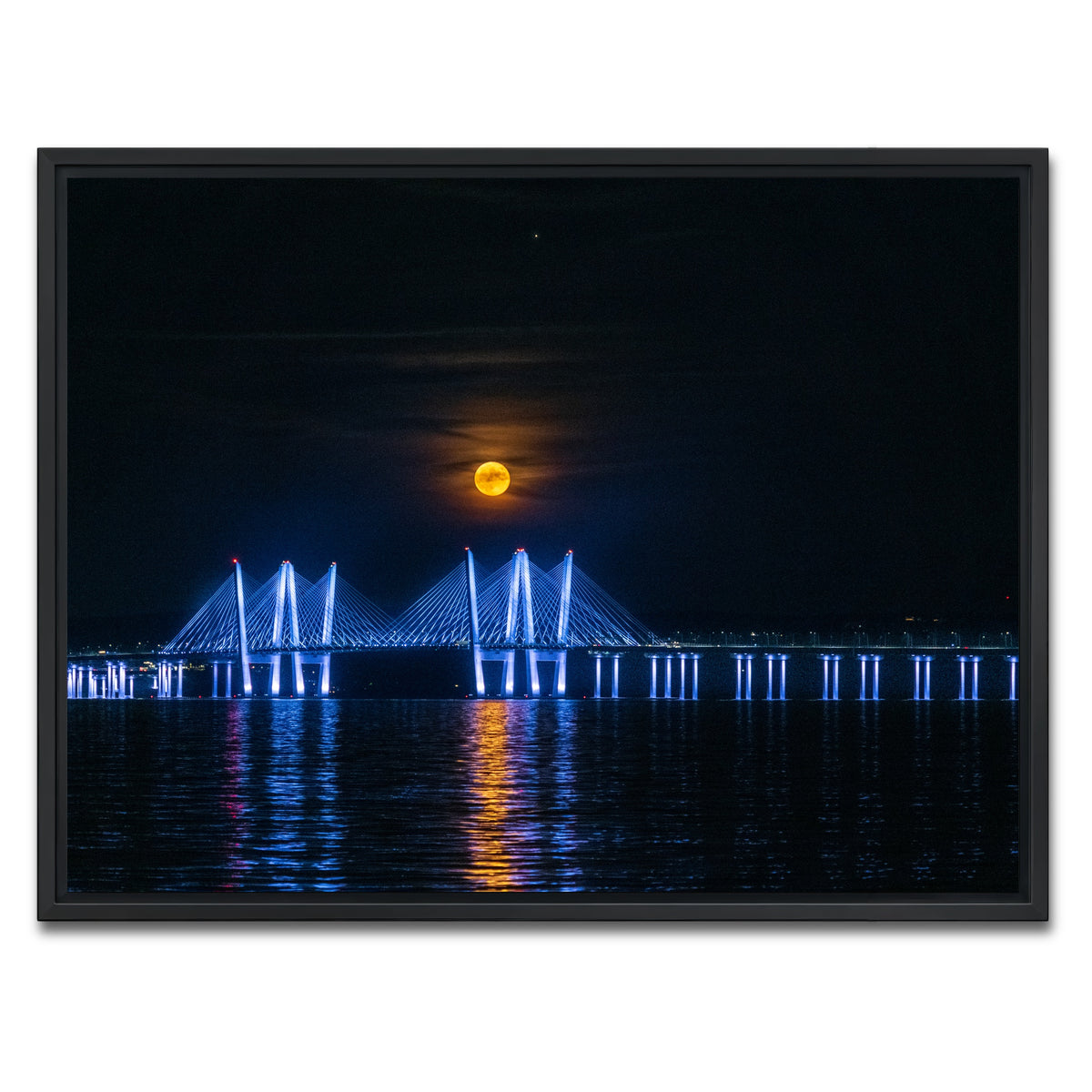 AUTO-MOCKUP WHITE | Buck Moon Rising | 1 Piece | Black Framed Canvas | group=4x3