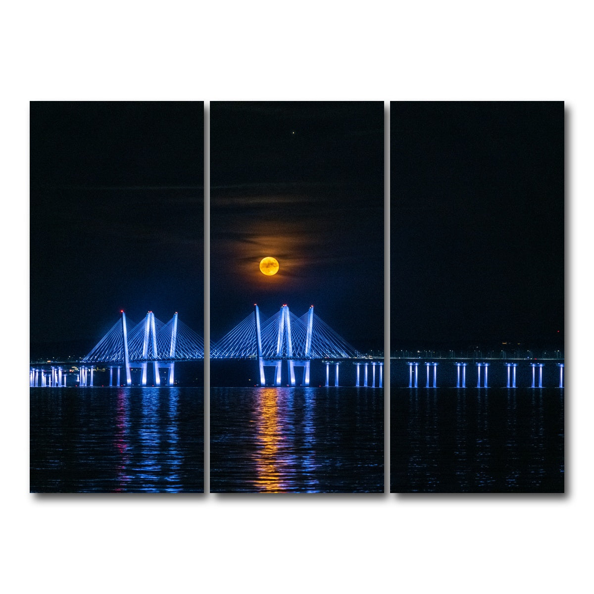 AUTO-MOCKUP WHITE | Buck Moon Rising | 3 Piece | Gallery Wrap Canvas | group=8x18