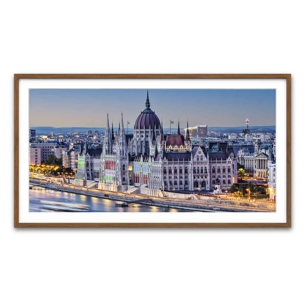 Framed Print 2x1 Walnut