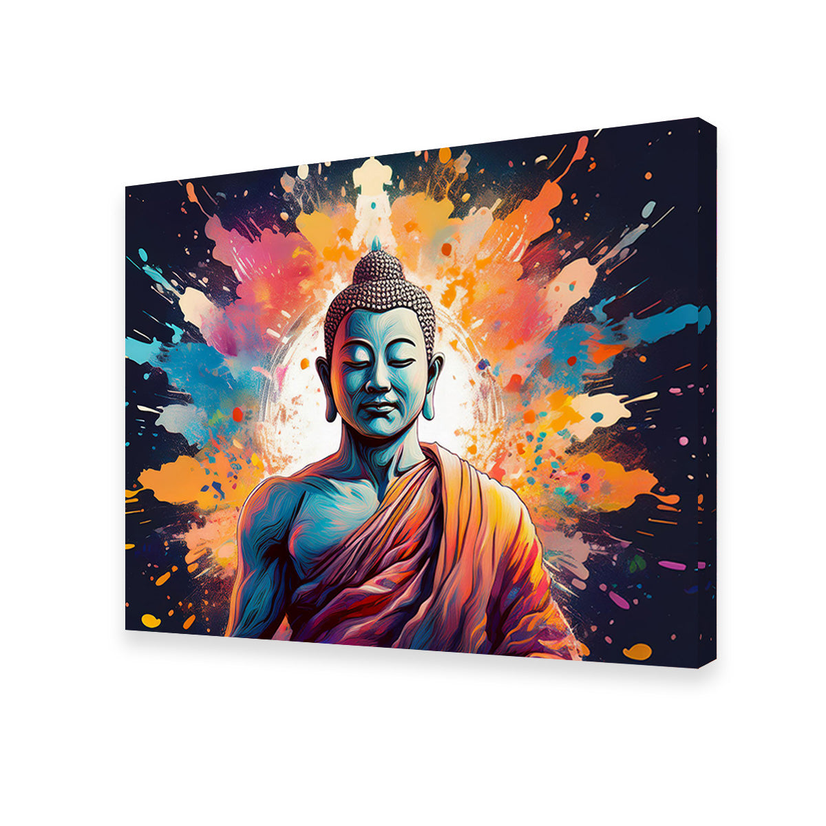 Buddha Color Splash Wall Art