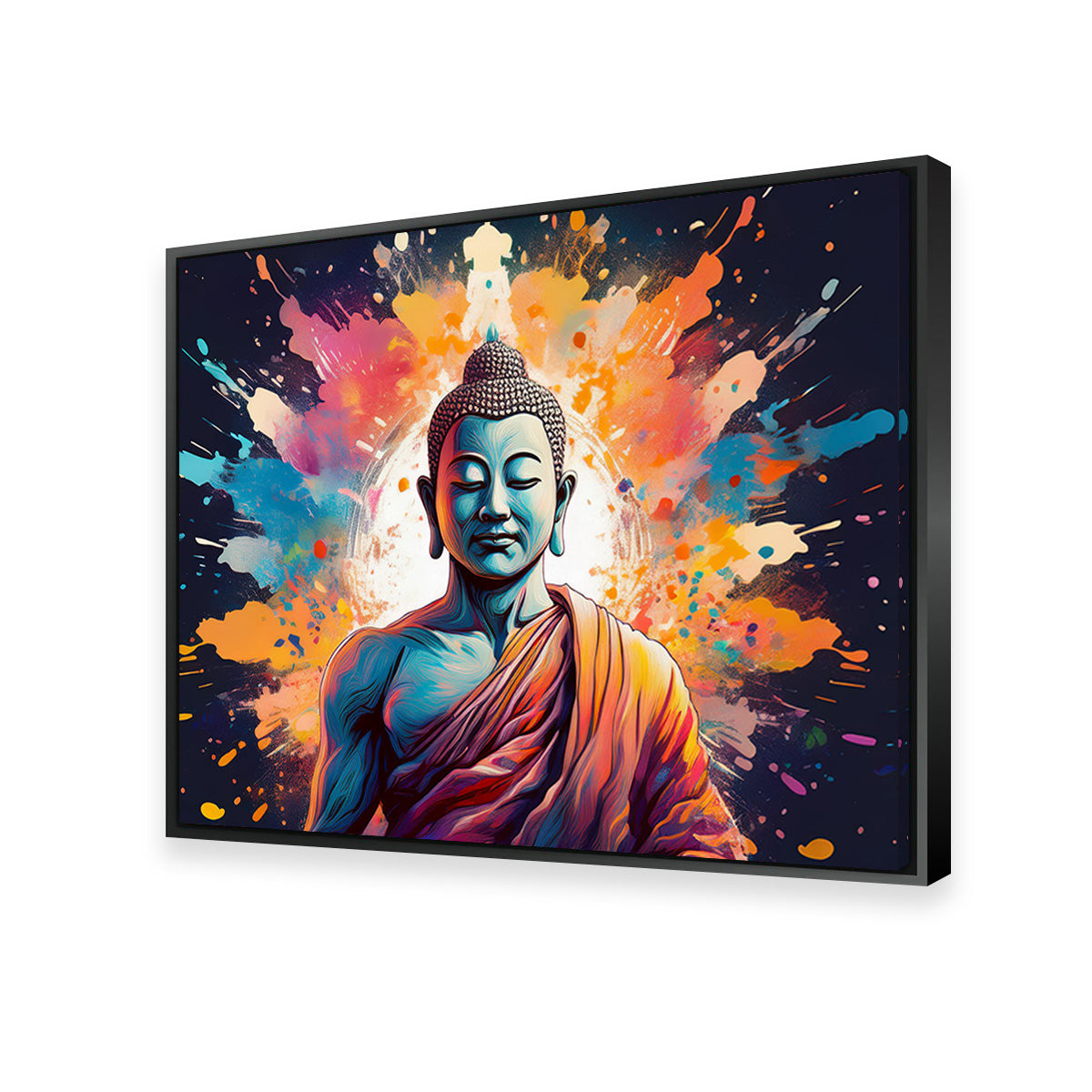 Buddha Color Splash Wall Art