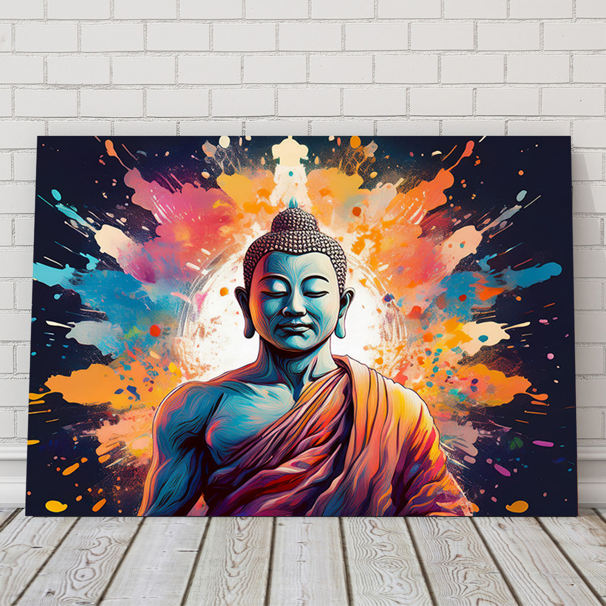 Buddha Color Splash Wall Art