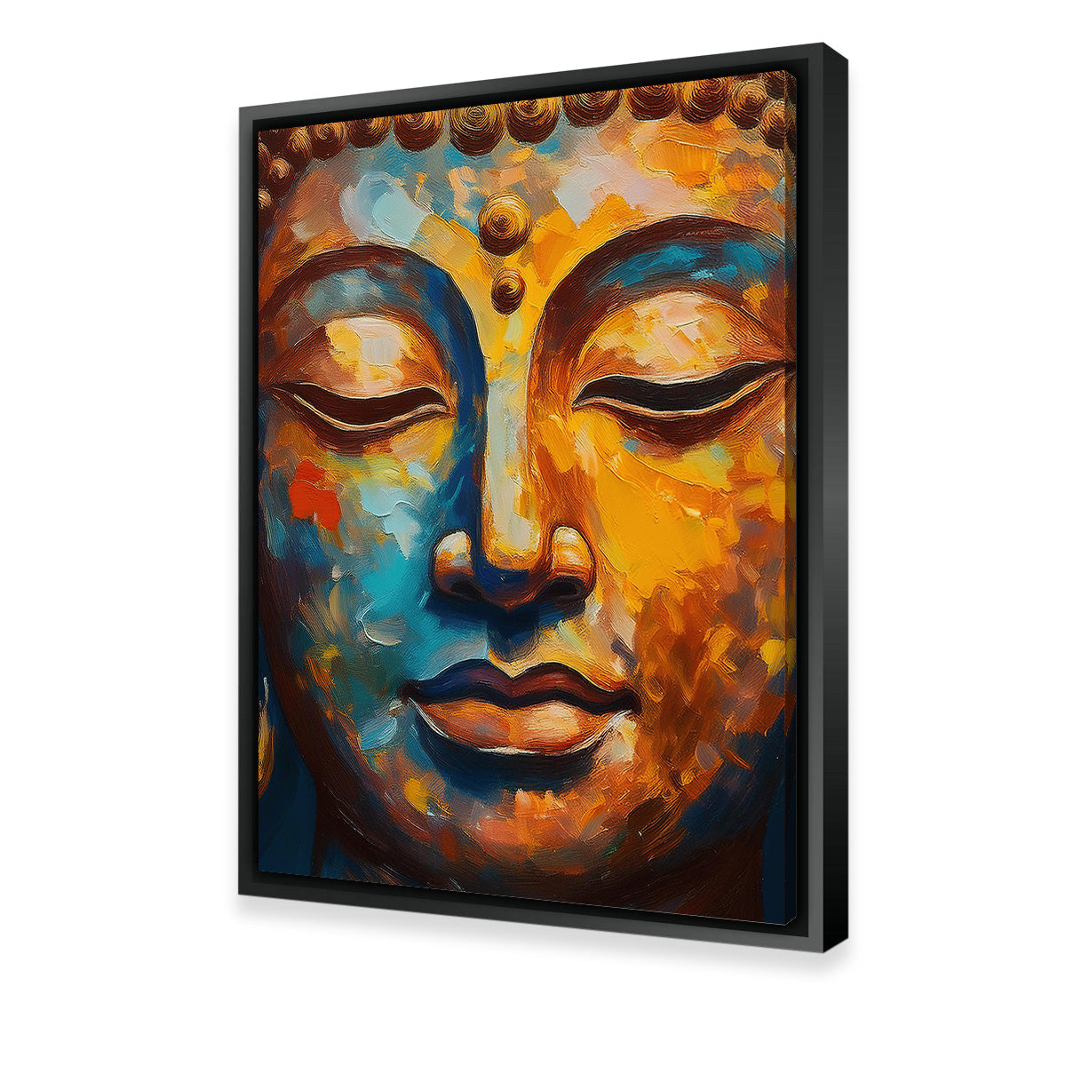 Buddha Face Painting Wall Art