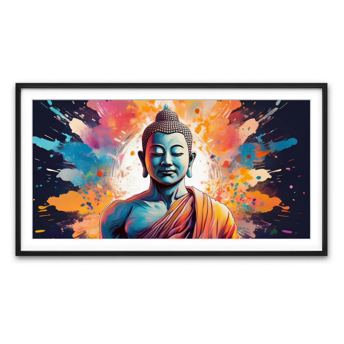 Framed Print 2x1 Black