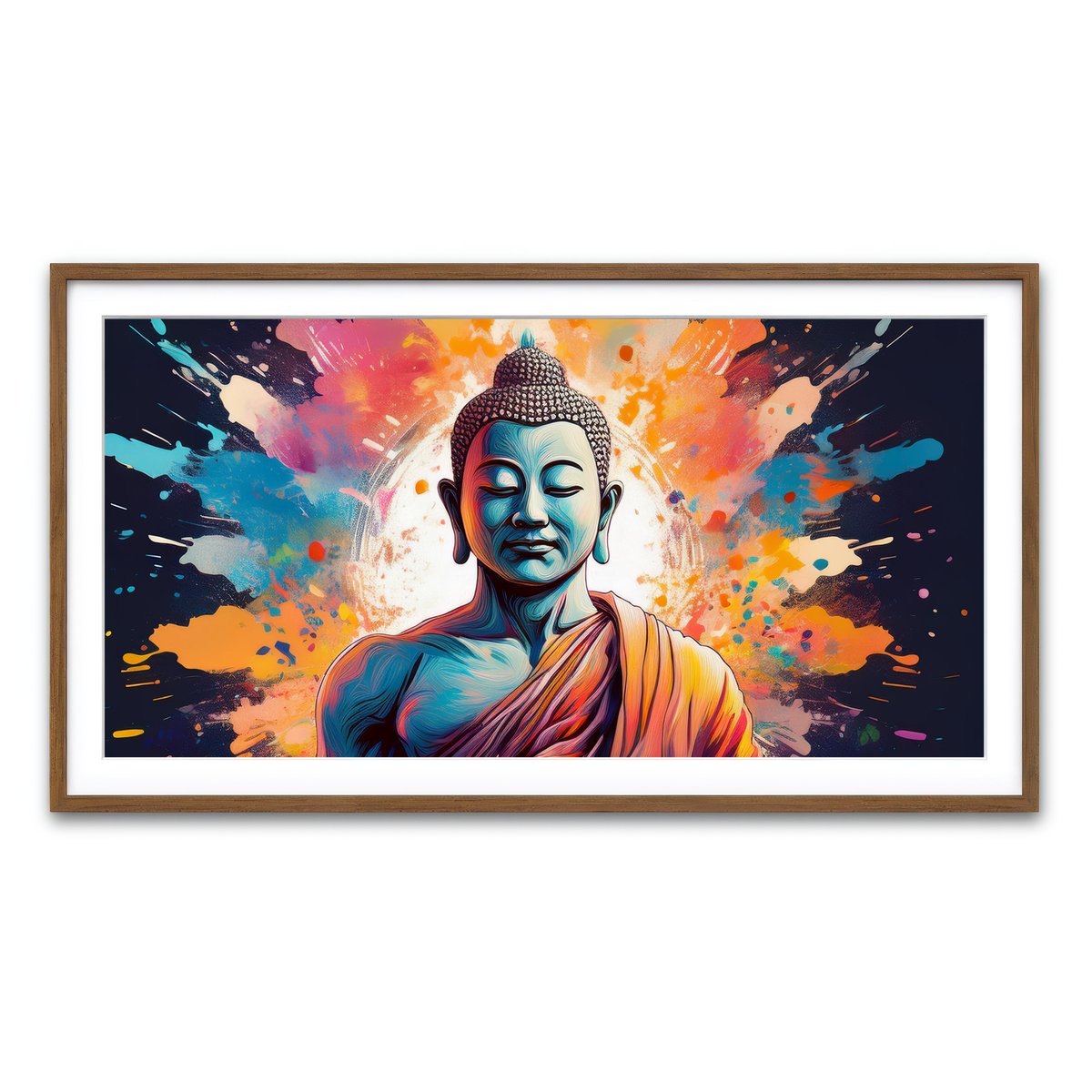 Framed Print 2x1 Walnut