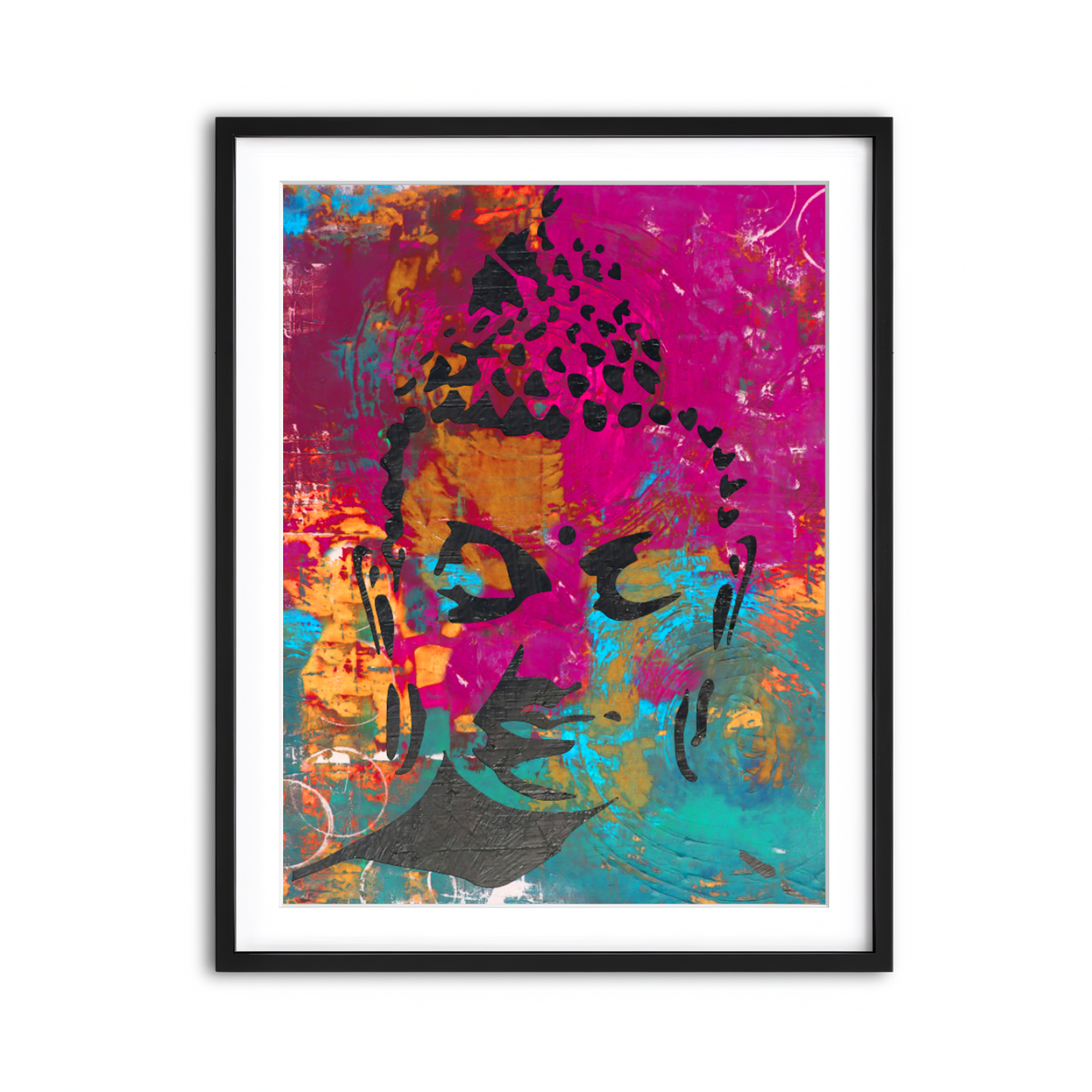Framed Print 3x4 Black