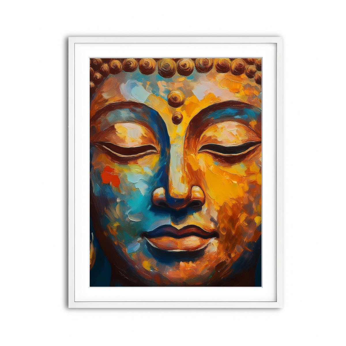 Framed Print 3x4 White