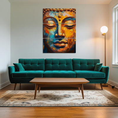 AUTO-MOCKUP ROOM | Buddha Face Painting