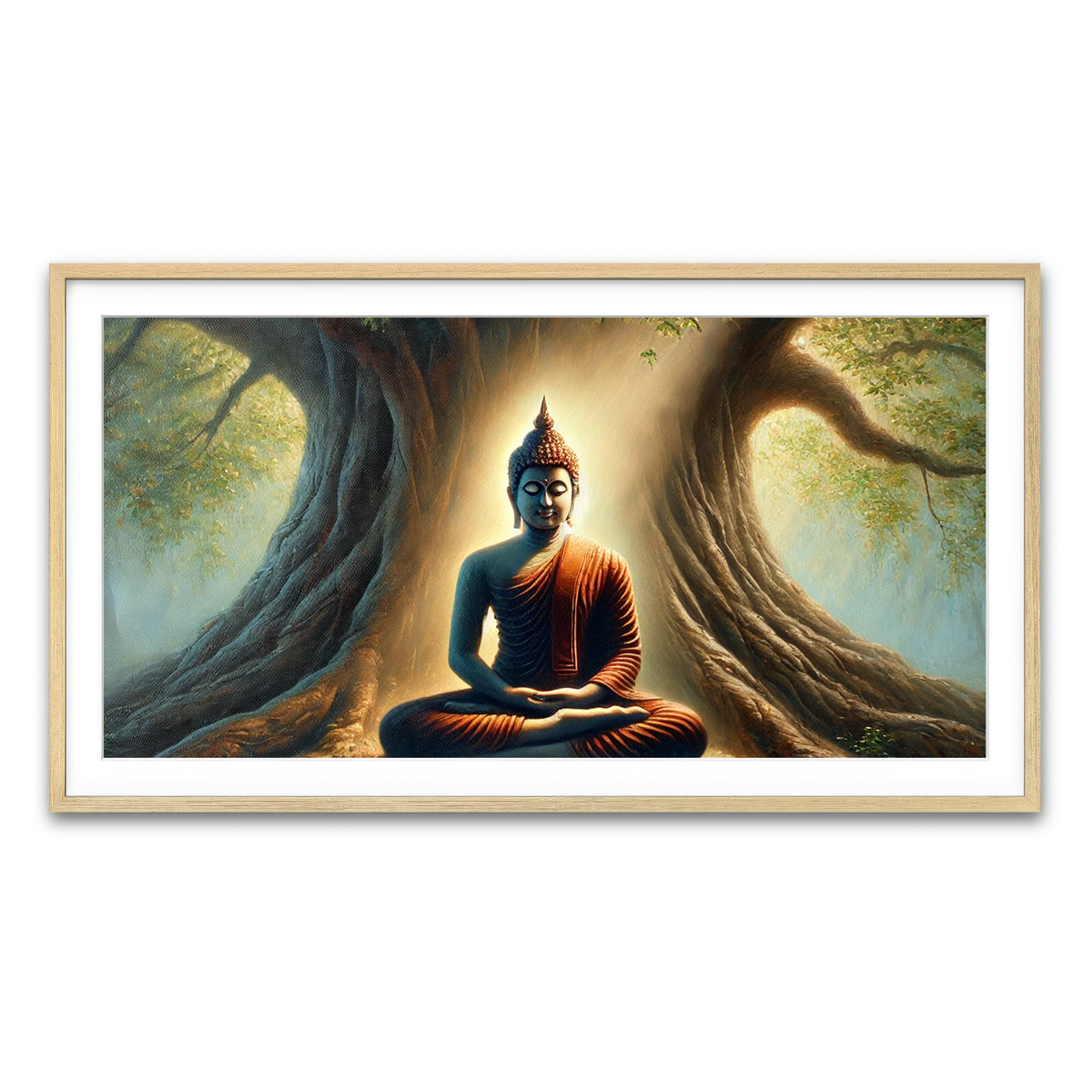 Framed Print 2x1 Natural