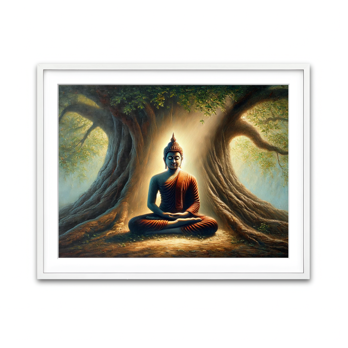 Framed Print 4x3 White