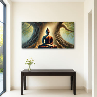 AUTO-MOCKUP ROOM | Buddha Meditating