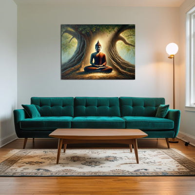 AUTO-MOCKUP ROOM | Buddha Meditating