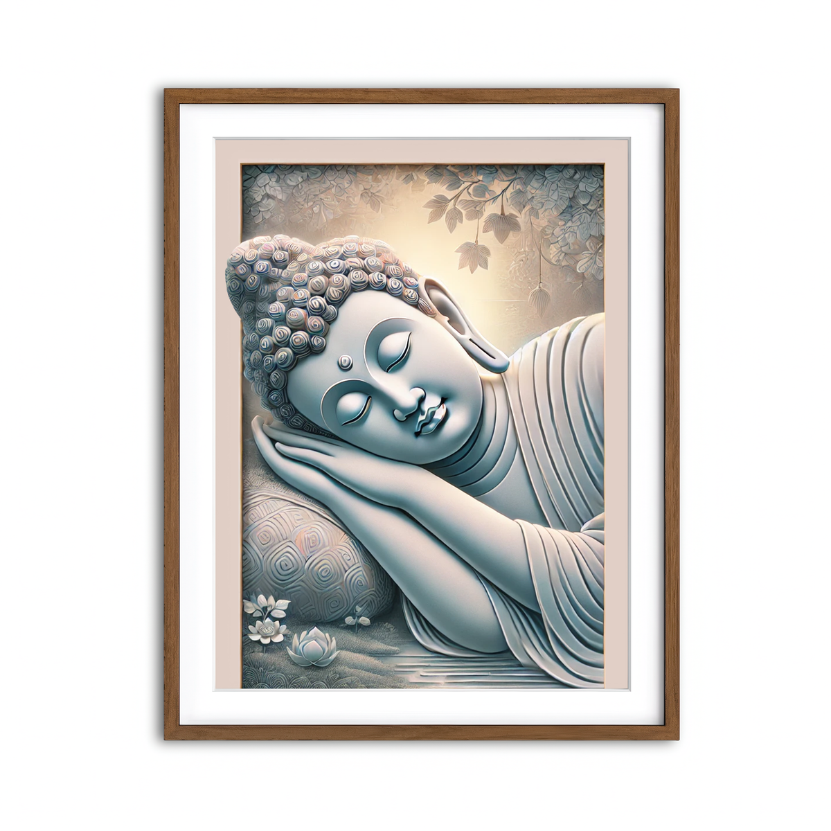 Framed Print 3x4 Walnut