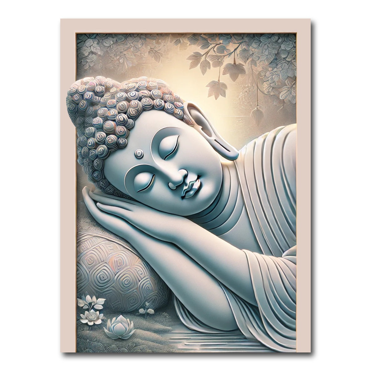 AUTO-MOCKUP WHITE | Buddha Sleeping | 1 Piece | Gallery Wrap Canvas | group=3x4