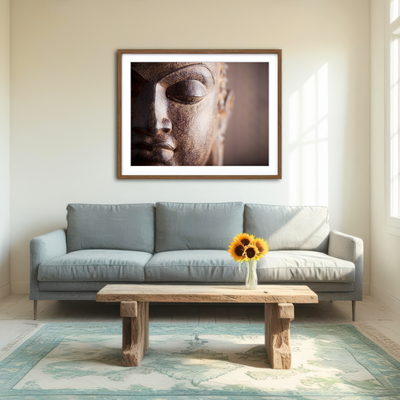 AUTO-MOCKUP ROOM | Buddha's Head Wall Art