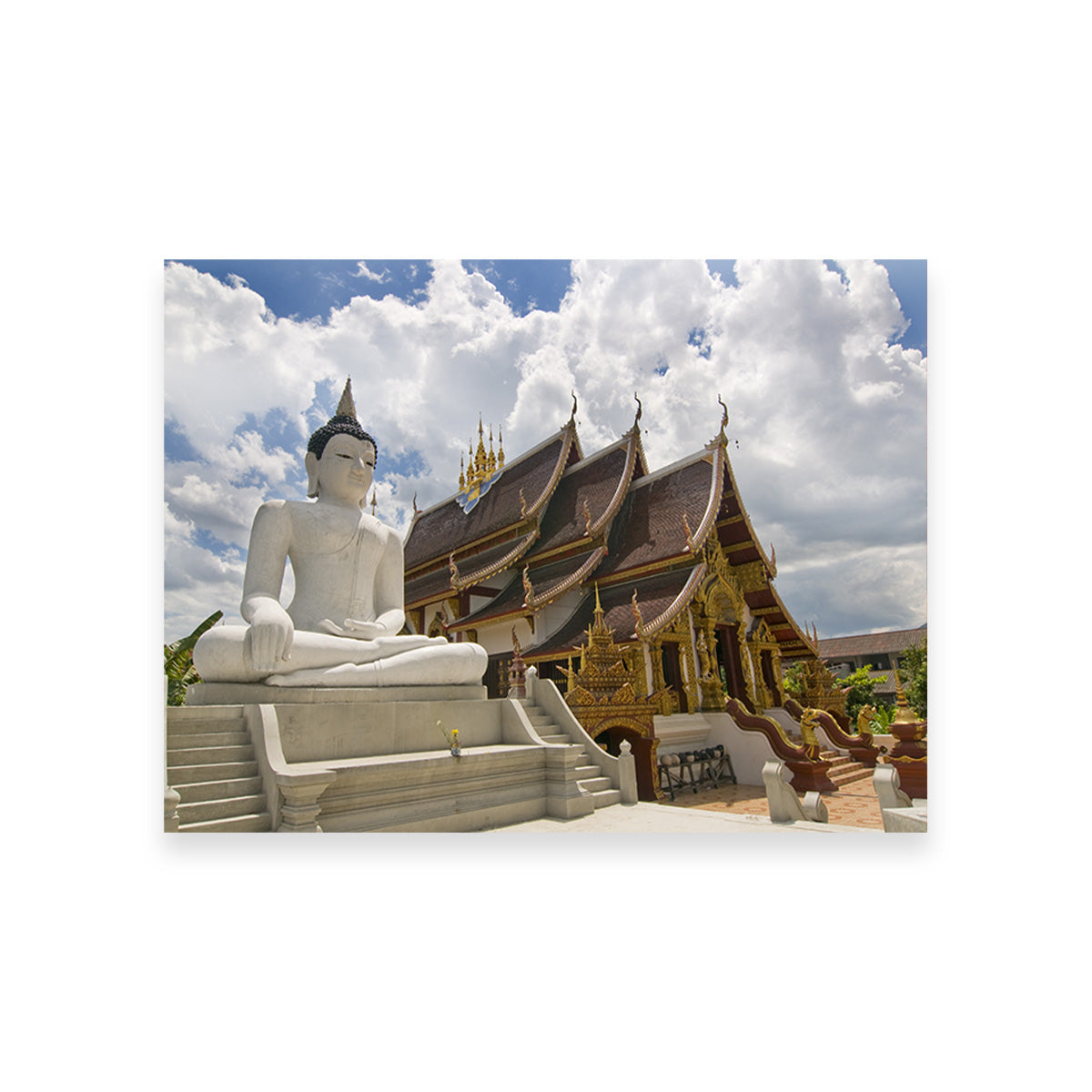 Buddhist Temple in Chiang Mai Wall Art