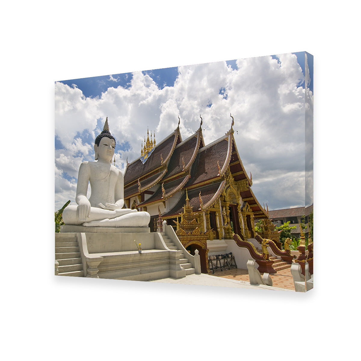 Buddhist Temple in Chiang Mai Wall Art