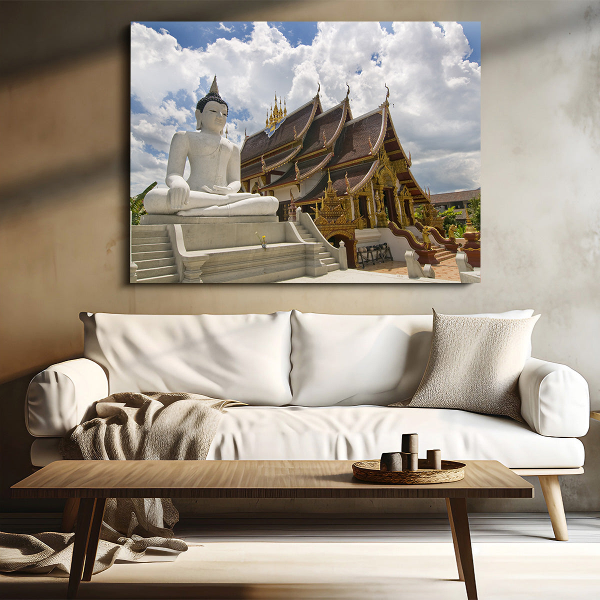 Buddhist Temple in Chiang Mai Wall Art