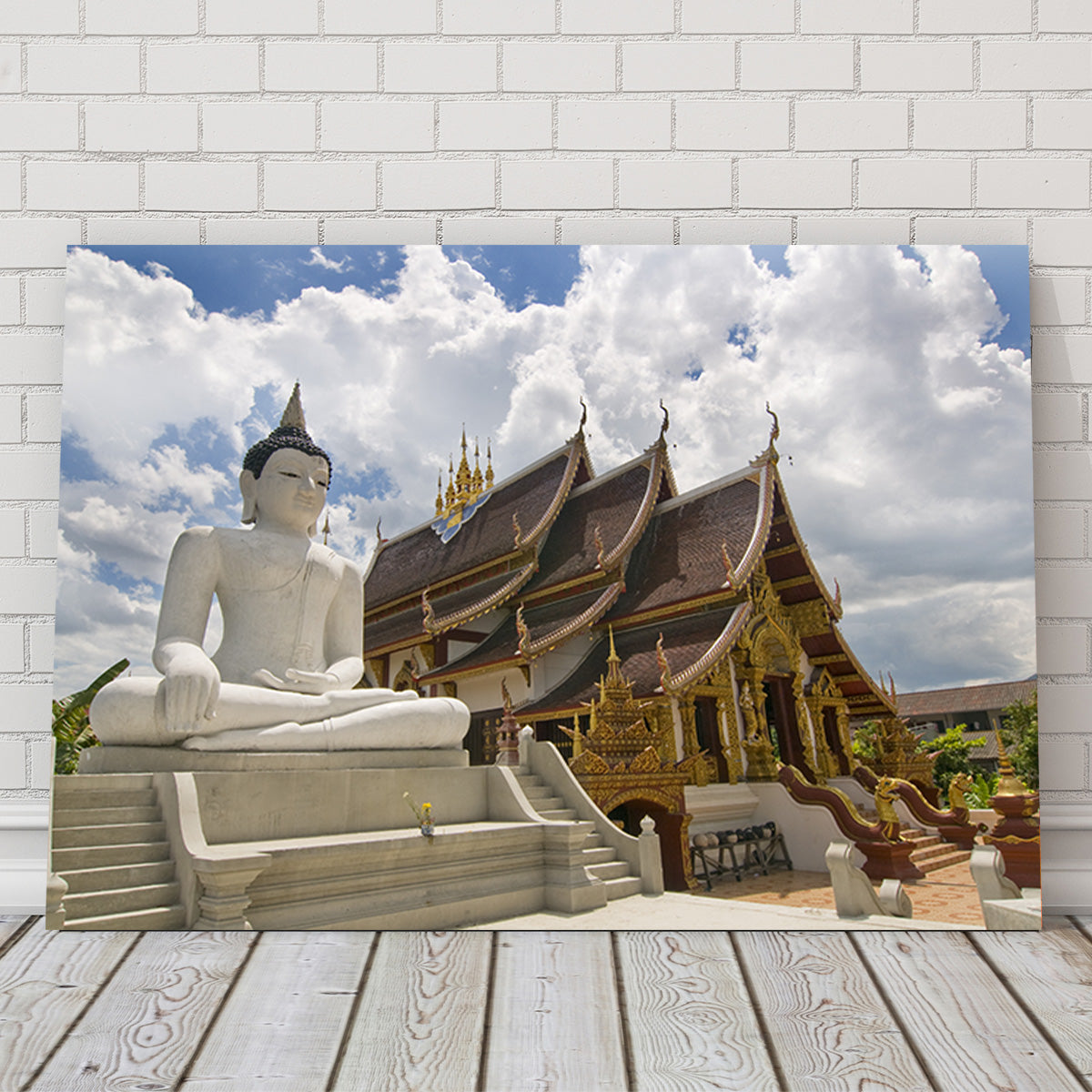 Buddhist Temple in Chiang Mai Wall Art