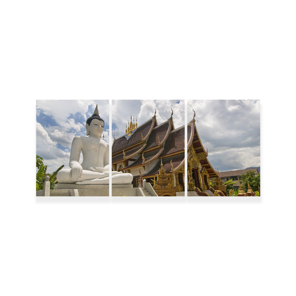 Buddhist Temple in Chiang Mai Wall Art