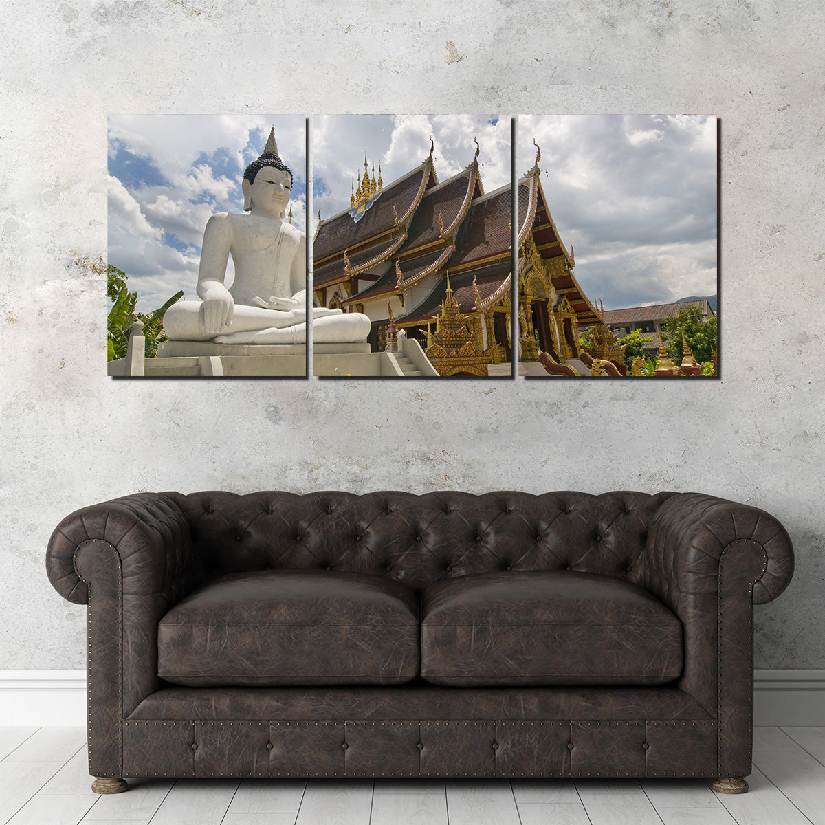 Buddhist Temple in Chiang Mai Wall Art