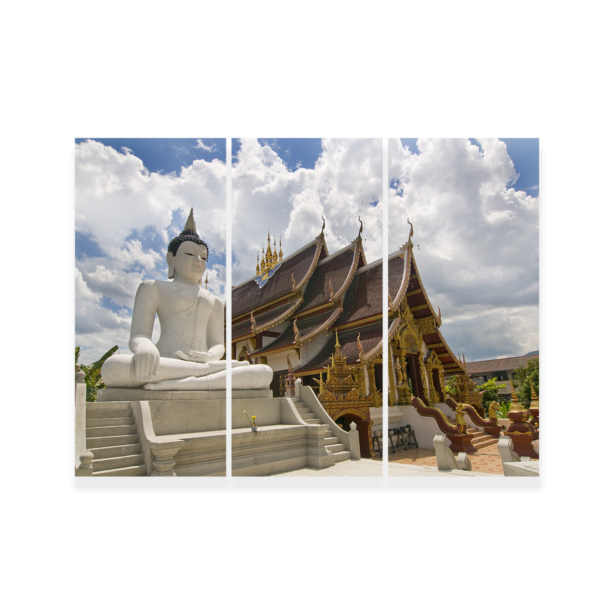 Buddhist Temple in Chiang Mai Wall Art