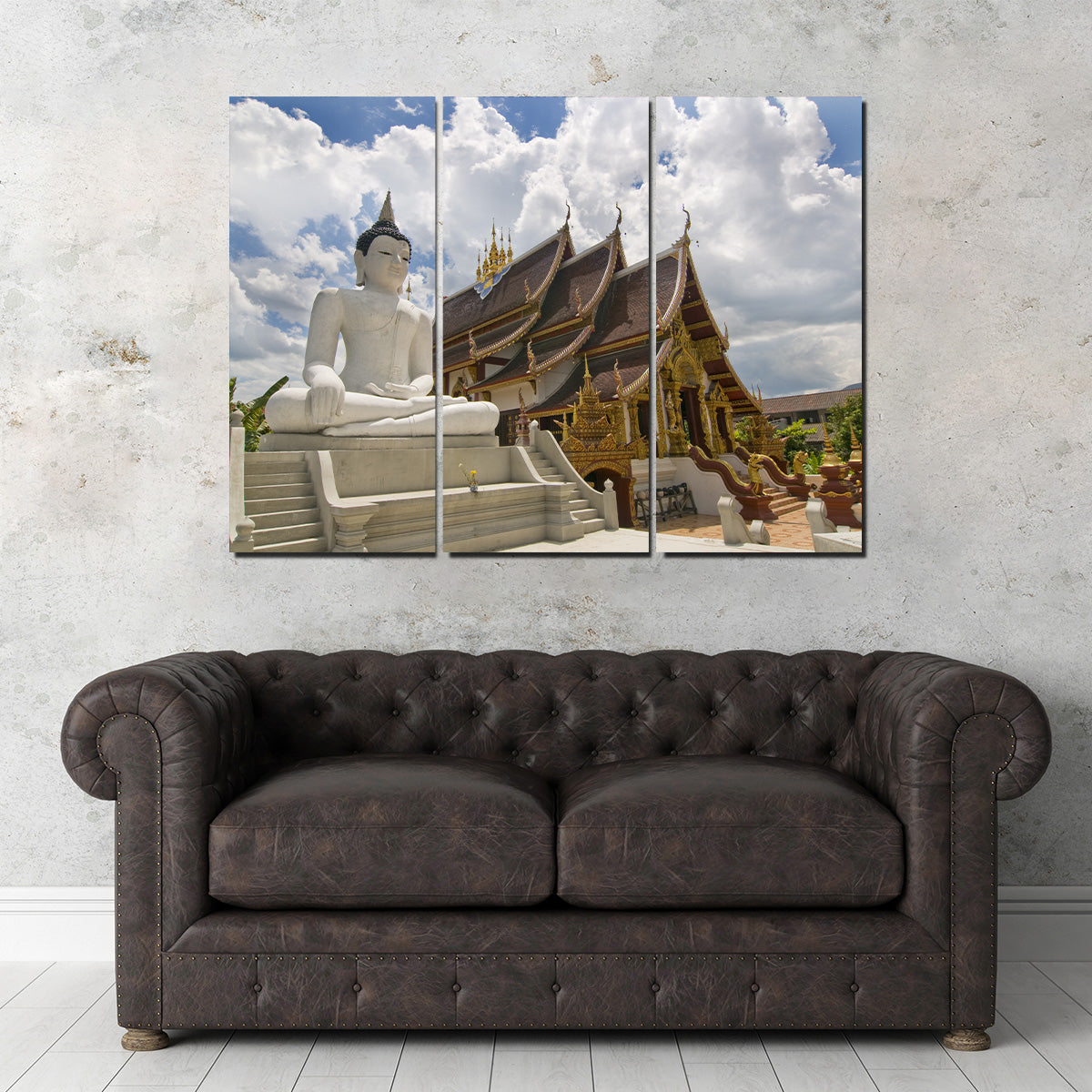 Buddhist Temple in Chiang Mai Wall Art