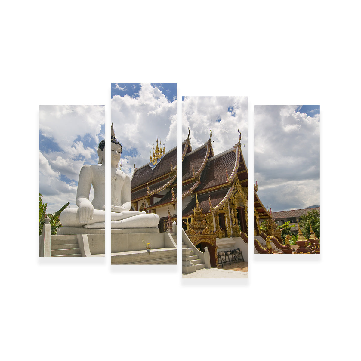 Buddhist Temple in Chiang Mai Wall Art