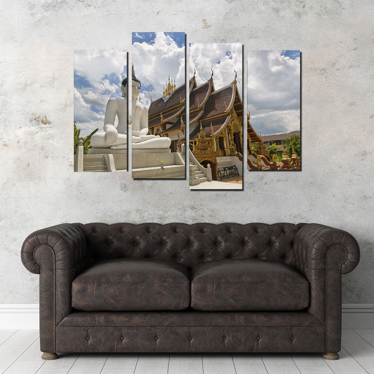Buddhist Temple in Chiang Mai Wall Art