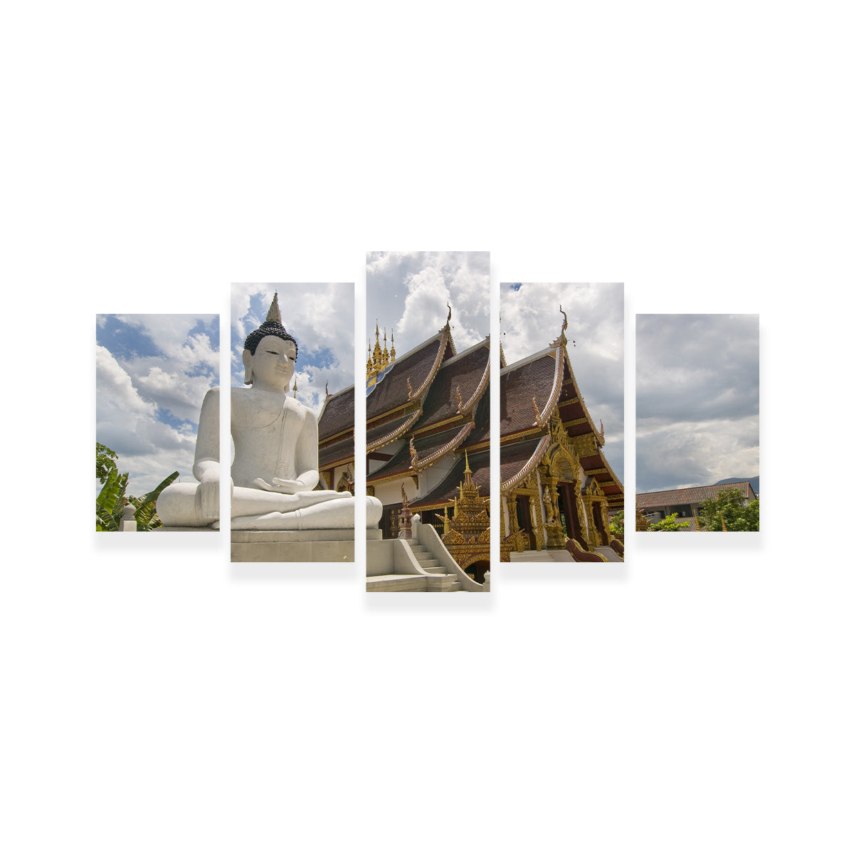 Buddhist Temple in Chiang Mai Wall Art